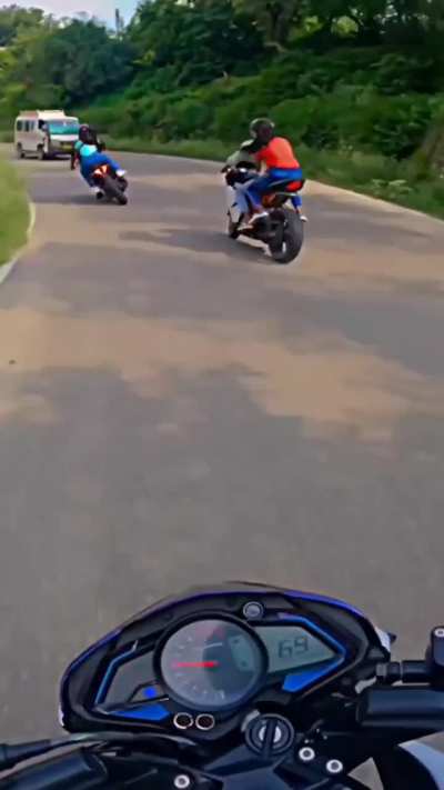 Impeccable riding skills