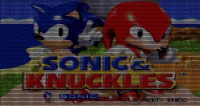 Sonic & Knuckles ASCII-ficated