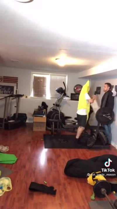 Omg he got him really good