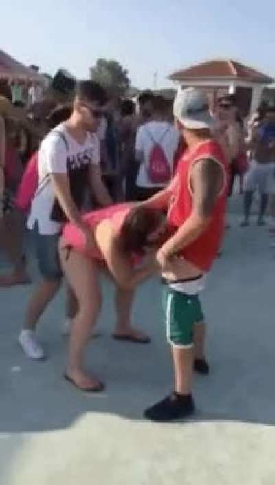 She goes for it!
