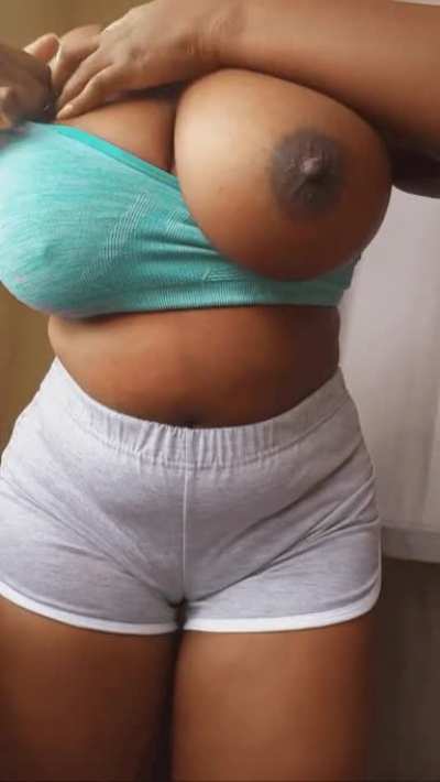 I always prefer my jiggly tits out