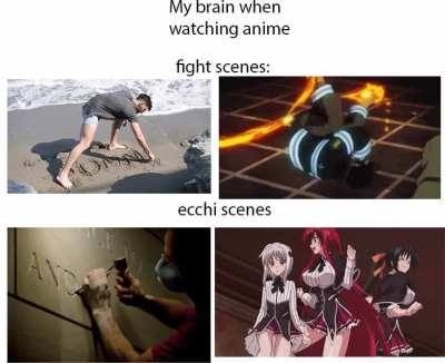 I tend to focus on more important scenes