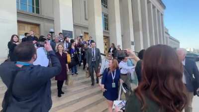 Nearly all members of Pentagon Press Corps handed over their badges and walked out today, in protest to Hegseth's directive to criminalize 'national security' reporting