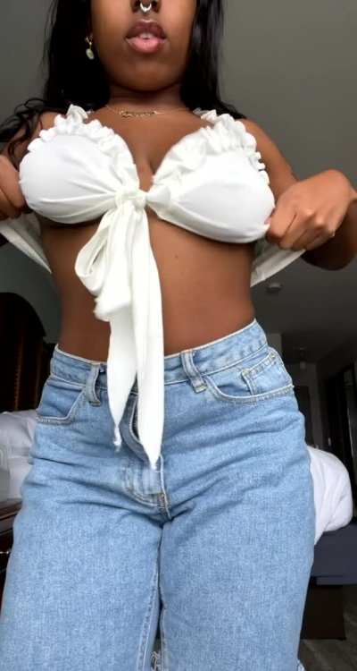 You can fuck any of my chocolate holes you want