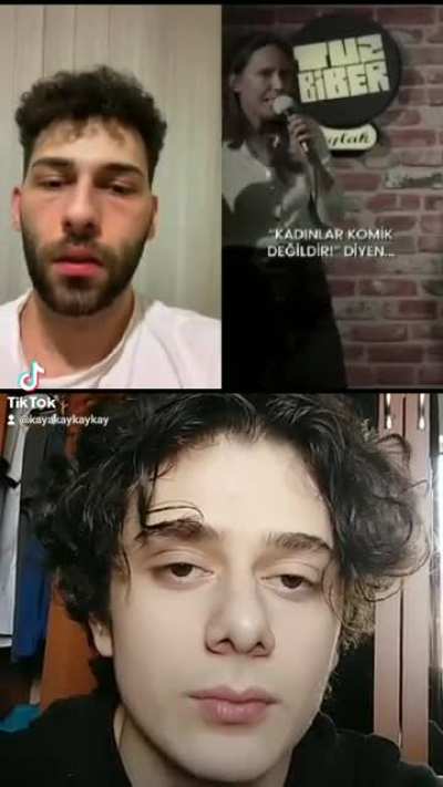 Bu kadınlar komik olmak için kastıkları için böyle bence