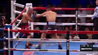 Francisco Vargas and Orlando Salido throwing down for a minute straight