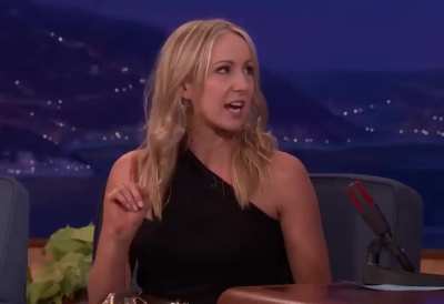 Nikki Glaser’s impression of Jennifer Aniston