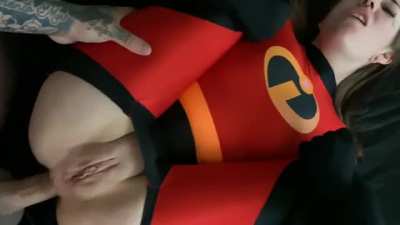 Violet from incredibles gets fucked in the ass