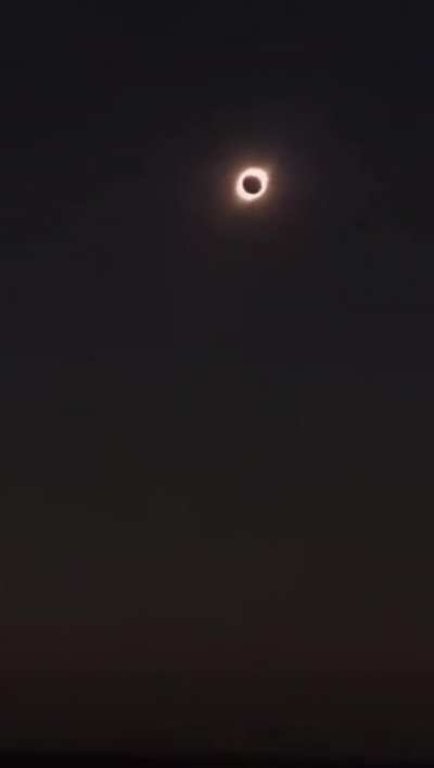 A solar eclipse in Argentina