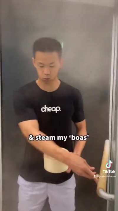 SLPT: take advantage of the gym steam room
