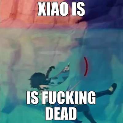 xiao drowns in liyue harbor