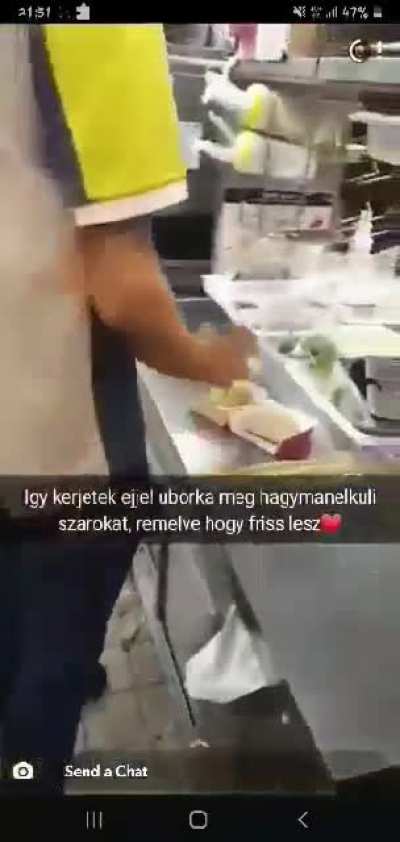 Classmate shares how they treat customers who order at night