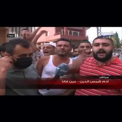 The reporter's reaction says it all