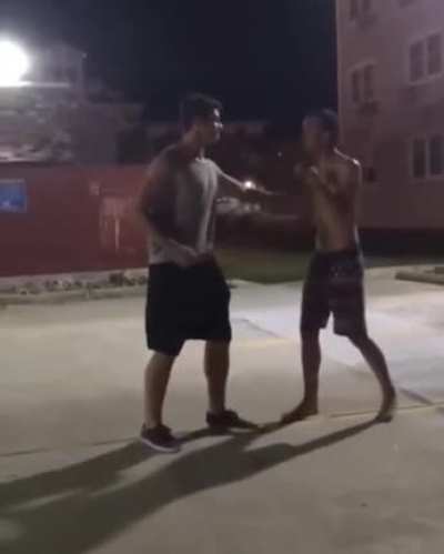 Well, he insists not to fight.