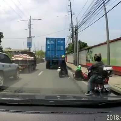 That's why we should wear Helmet while driving 2 wheeler!!!!!!!