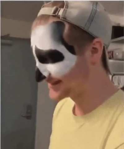 Nice painting you got on your face