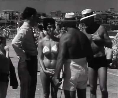 1961 - Freakout on a beach