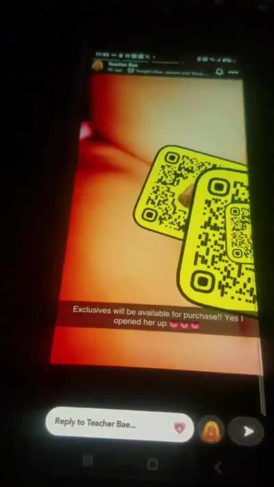 Her recent private snap posts. Couldn’t screen record cause she’ll block you.