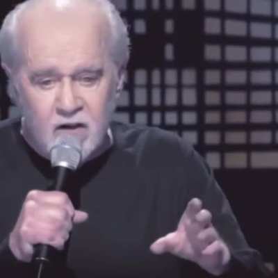 It’s the weekend! Figured I’d post a throwback with a ape that was way ahead of his time! George Carlin! Spot f&$kin on!