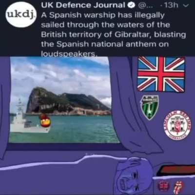 Gibraltards coping and seething rn