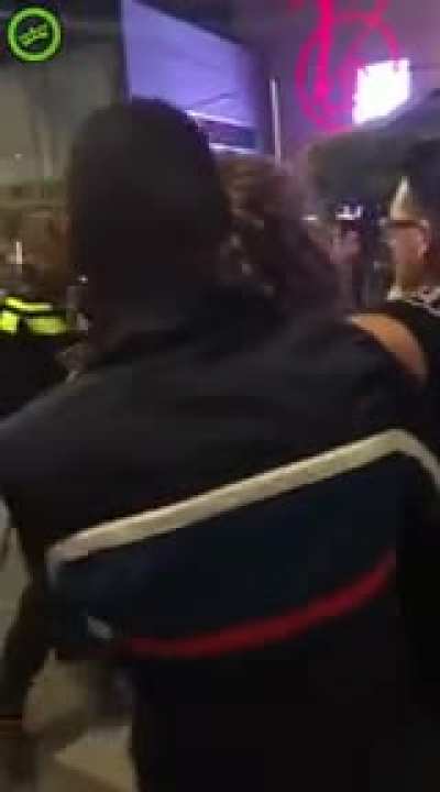 Woman hits police officer and feels the repercussions/concussions