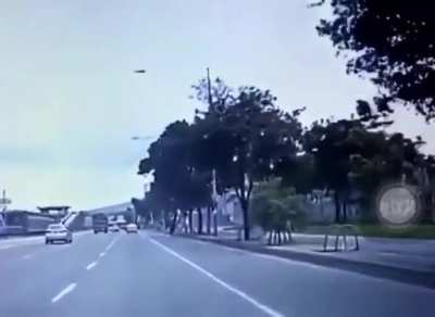 WCGW Hitting a motorcyclist and trying to escape the place.
