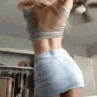 Jean Skirt Blonde