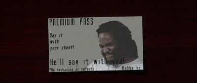 Only card Patrick Bateman will ever need.