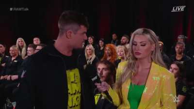 Grayson Waller's promo yesterday after getting drafted to Smackdown.