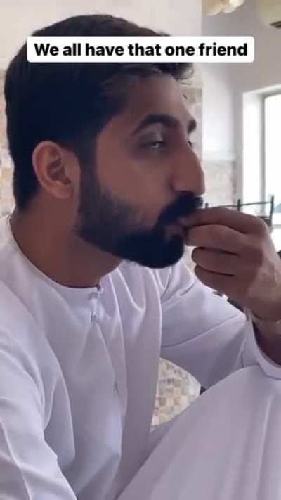 A vegetarian Arab and his Based friend