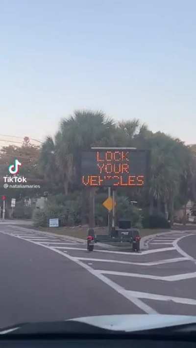 peds ahead