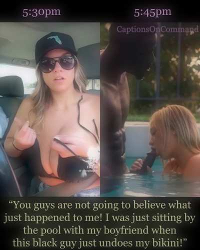 Your girlfriend went back to yell at that guy like 10 minutes ago... What could she possibly be doing?