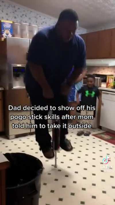 Pogo indoors