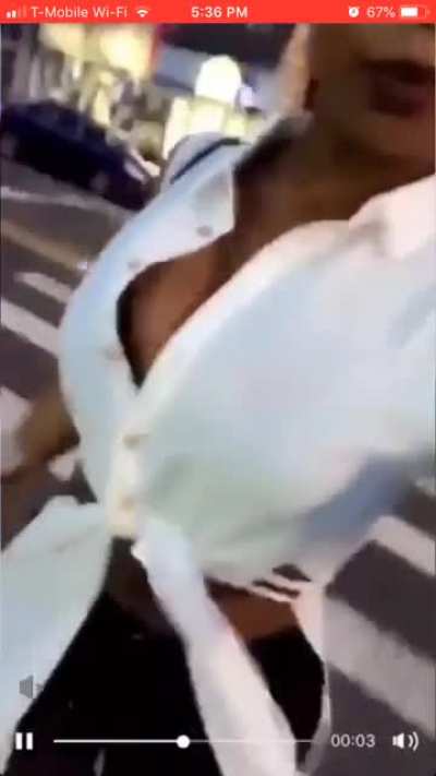 Uche walking