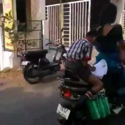 Dropping kids to school