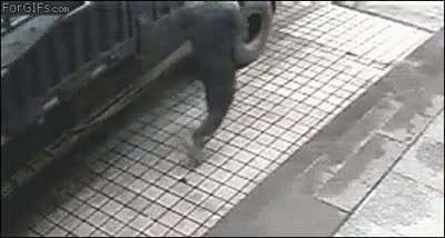 Never bring a knife to a tire fight