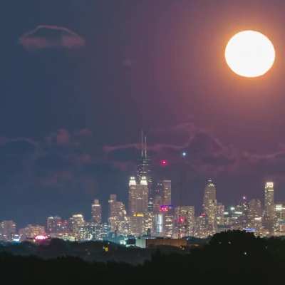 A marvelous night for a moondance