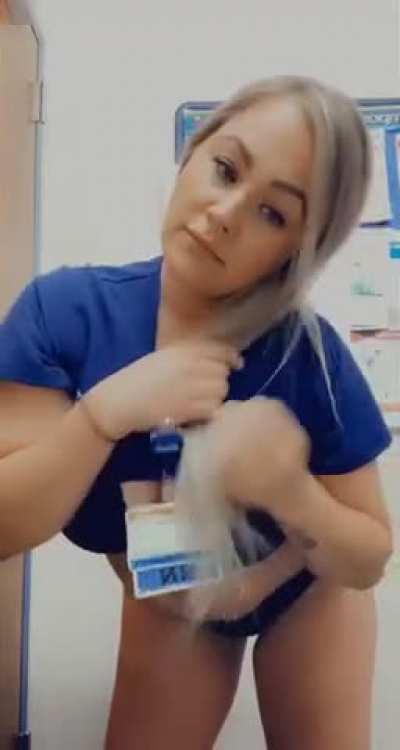 Natural Tits Titty Drop Onlyfans Blonde Nurse Milf Porn GIF by naughtynursemilf