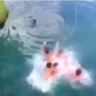 Going for a swim