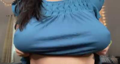As soon as that zoom call is over & you can get back to showing off your titties… drop.