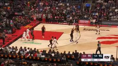 [Highlight] Jarrett Allen nails the buzzer beating 3 over Khem Birch