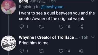 we do a little trolling.
