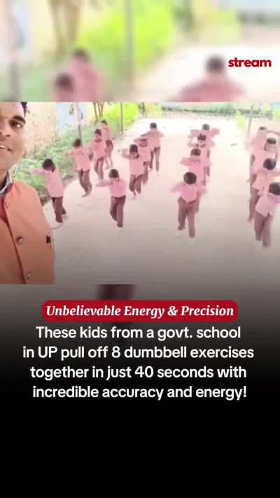 Unbelievable energy and accuracy by government school children in Uttar Pradesh 🫶