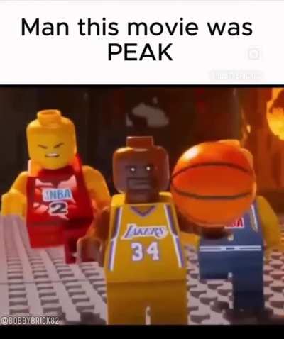 The Lego Movie being peak cinema