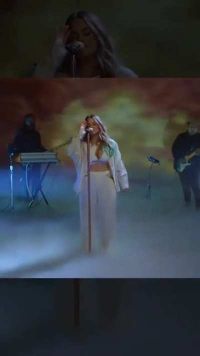 From her live performance