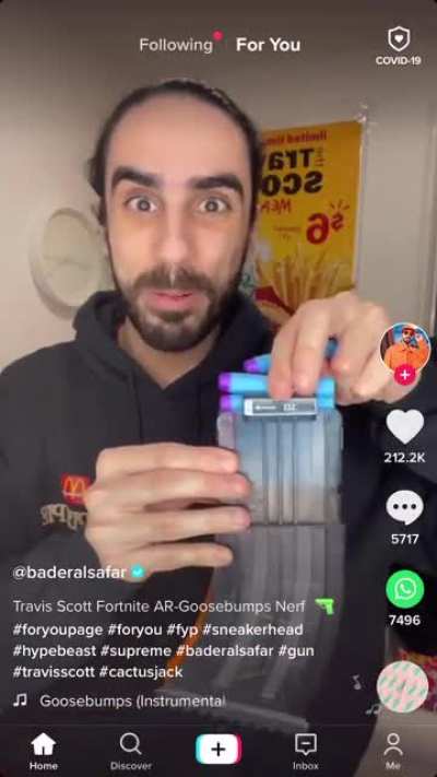 Fortnite gun, so sicko mode!