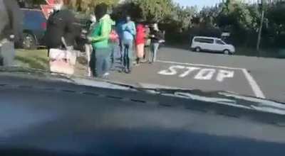 After looting ravages South Africa the line for food in South Africa stretches for miles. I’ve never seen anything like this