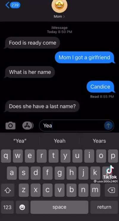 Candice dic...
