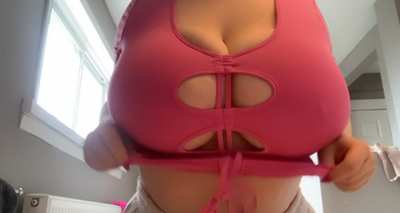 I wish this shirt showed a bit more cleavage of my huge tits OC