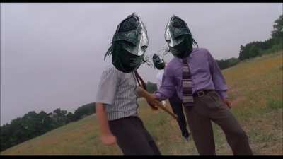 Me and the boys not taking any chances stumbling across our first chest in Elden Ring*
